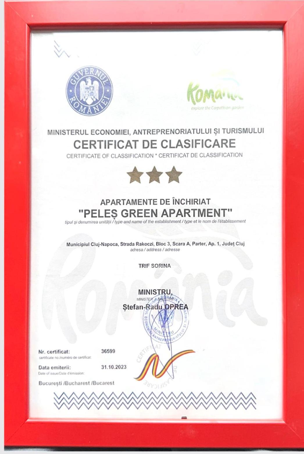 Peles Green Apartment & Piano Kaloşvar Dış mekan fotoğraf